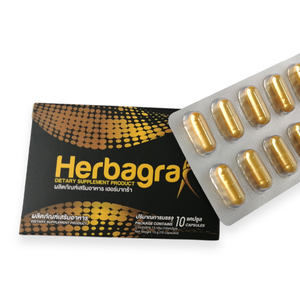 Herbagra Suplemento todo en uno para hombres Cápsulas de maca y hierba de cabra con cuernos 10 píldoras por caja - Product Image 2