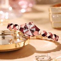 BINBOND N220 jam tangan wanita elegan modis baru tahan air baja tahan karat mewah jam tangan gelang wanita Reloj Feminino 220