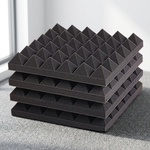 Paneles Acústicos con Diseño de Pirámide, Insonorizantes de Poliuretano <span class=keywords><strong>para</strong></span> Estudios Caseros, Salas de Grabación y Aislamiento Acústico de Habitaciones - Product Image 1