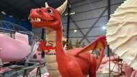 Adorable modelo de Dragón Volador simulado de dibujos animados a la venta