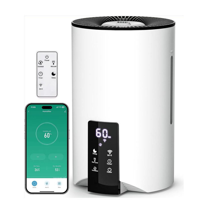 2025 Smart WIFI Control Humidifier Electric Pure Essential Oil Diffuser Ultrasonic Hot Cold Mist Air Humidifier for Big Room