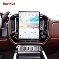 Unidad Principal NaviHua Android de 15.6 Pulgadas, Radio Multimedia Carplay, Estéreo, Navegación GPS para GMC Sierra Chevrolet Silverado 2015-2018