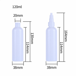 Bouteille en plastique vide de 120 ml/150 ml pour collyre et nettoyant pour oreilles d'animaux, sérigraphiée, pour chiens et chats, <span class=keywords><strong>traitement</strong></span> contre les acariens - Product Image 6