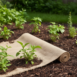 Toile géotextile en jute 36 pouces x 15 pieds, tissée, pour paillage et protection du sol, usage jardin, écologique - Product Image 2