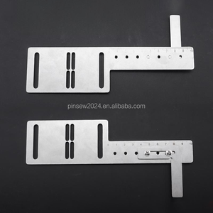 सटीक ब्यूटोहोल स्थिति के लिए पिनसीम नया समायोज्य ब्यूटोहोल गेज-सिलाई शासक - Product Image 4