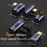 Adaptateur USB4.0 USB Type C vers USB C Adaptateur PD100W Charge rapide Transfert de données 40 Gbps Prise en charge du transfert vidéo 8K120Hz