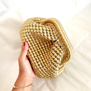 Túi đeo chéo nhỏ mềm kiểu dáng thời trang kim loại mới nhất 2025, túi <span class=keywords><strong>clutch</strong></span> dệt móc sang trọng dành cho nữ - Product Image 6