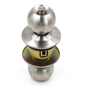 Maniglia per Porta Interna Moderna in Acciaio Inox con Serratura a Cilindro e Maniglia Rotonda per <span class=keywords><strong>Porte</strong></span> e Finestre di Appartamenti - Product Image 2