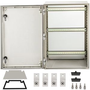 4X Fiberglass <b>Electrical</b> <b>Box</b> 24x16x9 Inch IP66 <b>Waterproof</b> Outdoor Indoor Junction Enclosure D0100HAD40A NEMA 4X Fiberglass Elect - Product Image 1