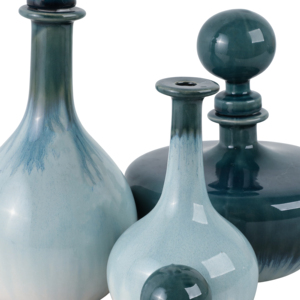 Set di vasi in ceramica per decorazioni per la casa, soggiorno, camera da letto, ufficio, tavolo, vaso per fiori in gres. - Product Image 5