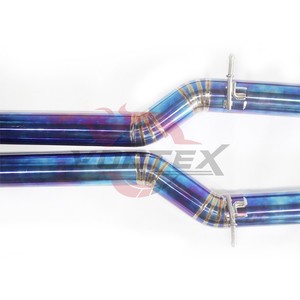 Vortex Titanium Alloy Catback Exhaust System Valve Control Mercedes Benz AMG C63 W205 2015-2025 Welded Performance Pipe 1.2mm - Product Image 5