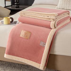 Manta de piel de conejo de imitación de alto peso, cubierta de cama de terciopelo de leche, colcha ODM/OEM, juego de cama textil para Hotel y hogar - Product Image 5