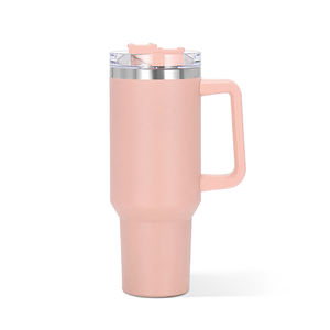 Mug de voyage isotherme en acier inoxydable 40 oz personnalisable par sublimation, avec couvercle et poignée, anti-fuite, sans BPA - Product Image 3