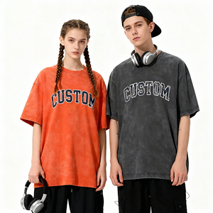 Camisetas Personalizadas Extra Grandes para Hombre al por Mayor - 280 g/m² Algodón Tejido Premium con Estampado por Sublimación en la Parte Posterior del Cuello, Diseño Ecológico con Letras - Product Image 2