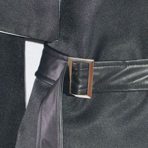 Nuovo Abito Corto Nero da Donna con Cintura, Vestito con Maniche a Tromba per Halloween, Costume per Feste di Pasqua e Giochi di Ruolo - Product Image 4