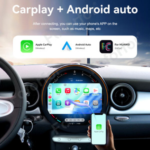 Autoradio <span class=keywords><strong>GPS</strong></span> tactile Android 15 de 11,8 pouces Foforfor Qualcomm pour <span class=keywords><strong>MINI</strong></span> <span class=keywords><strong>Cooper</strong></span> R56 2007-2010 avec éclairage d'ambiance - Product Image 3