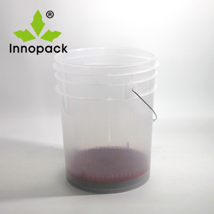 Seau transparent personnalisé seau de lavage de voiture avec couvercle Gama - Product Image 5