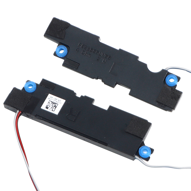 Genuine 07KV22 Plastic Laptop Speaker Set with Two-way Audio Crossover for Dell Latitude 7389 7390 5289 2-in-1 Replacement