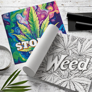 <span class=keywords><strong>Libro</strong></span> da Colorare Creativo con Design Psichedelico per Appassionati di Trippy Stoner Art, con Carta Stampata in Offset - Product Image 3