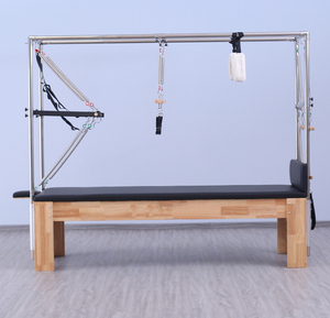 Appareil de Pilates Cadillac en chêne avec <span class=keywords><strong>trapeze</strong></span> complet pour entraînement au lit, écologique, durable, Reformer de santé, équipement de gym - Product Image 1