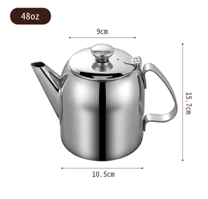 Bouilloire à eau en acier inoxydable DFK01, cafetière, théière, carafe à eau avec bec verseur en acier inoxydable - Product Image 5