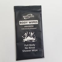 Lingettes humides parfumées individuelles de marque privée personnalisées pour le visage et les mains lingettes de nettoyage jetables en gros pour l'utilisation au restaurant