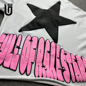 Custom Streetwear O-Neck Woven Heavy Cotton Eco-Friendly Breathable Regular Length Short Sleeve <strong>T</strong>-<strong>Shirt</strong> Graphic <strong>3D</strong> for - Product Image 5