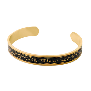 Stainless Steel Jewelry <b>Set</b> Factory Custom Name Bangles Cuff Bangle <b>Bracelets</b> for Men Women Classic Jewelry Gift Gold Plated - Product Image 5