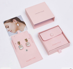 Boîte à bijoux en papier kraft écologique pour l'emballage de montres et de bracelets, avec ruban personnalisé et poignée à tirer - Product Image 1