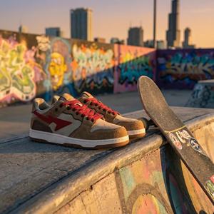 Chaussures décontractées en toile avec doublure en mesh, semelle en caoutchouc antidérapante, légères, tendance, pour la marche et le sport, pour hommes - Product Image 2