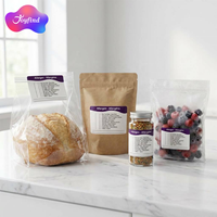 Étiquette d'emballage de qualité commerciale approuvée par la FDA, stock suffisant, autocollant en vinyle en rouleau, inscriptible, imperméable, étiquette alimentaire pour la sécurité alimentaire et les allergènes