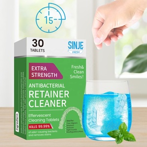 Tabletas Efervescentes de Silicona Antibacterianas al 99.9% para Limpieza de Dentaduras Postizas, Blanqueamiento Dental y Retenedores - Product Image 5