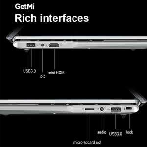GetMi Lite 140C 14 pulgadas IPS 1920*1080 Windows 10 y 11 4 Core 4 Thread 2,4G + 5,0G WiFi Laptop - Product Image 4