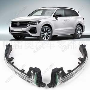 Cubierta de Espejo Retrovisor con Intermitentes para Volkswagen Touareg 7P6949102 7P6949101, Lado Izquierdo y Derecho, ABS, Nueva Pieza de Repuesto - Product Image 1