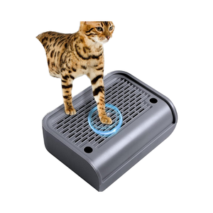 Caja de arena para gatos <span class=keywords><strong>Alfombrilla</strong></span> de rampa con función de filtro Fácil de limpiar Caja de arena para gatos Paso para caja de arena para gatos autolimpiable - Product Image 1
