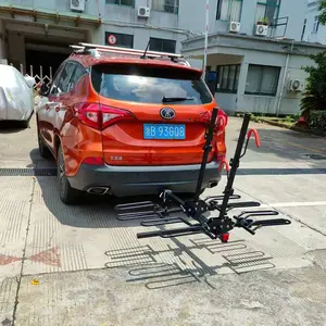 4 Bikes Hitch Mounted Platform Bike Carrier Hitch Bicycle Car Racks Universal Heavy Duty Bike Holder