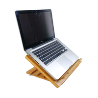 WDF vente en gros Table pour lit d'ordinateur Portable en bambou écologique support Portable pour ordinateur Portable en bambou Table pour ordinateur Portable Angle réglable