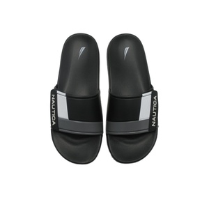 Sandales classiques pour hommes avec logo en relief, tige en velcro, soutien anatomique de la voûte plantaire et semelle extérieure à talon ergonomique - Product Image 2