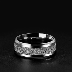 Bague d'ouverture en acier inoxydable, tendance, pour homme et femme, <span class=keywords><strong>couple</strong></span>, anniversaire, mariage, cadeau haut de gamme, design de niche, ne se décolore pas - Product Image 5