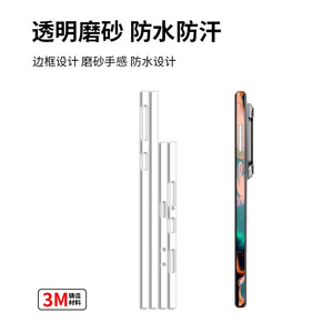 สำหรับ Huawei Magic7 RSR Edge Frame Matte Clear สติกเกอร์สีสันสดใส ป้องกันรอยนิ้วมือ ฟิล์มป้องกัน วัสดุอะลูมิเนียมรูปทรงสี่เหลี่ยมผืนผ้า - Product Image 4