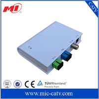 Receptor Óptico de Fibra MIC MIC-OR-860H5W 60V SC/APC AGC -15~0dBm FTTH FTTB CATV 1550nm WDM Mini Nodo