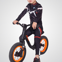 Vêtements de cyclisme respirants et légers pour enfants, combinaison de course à manches longues pour le patinage à roulettes, avec logo imprimé à la main