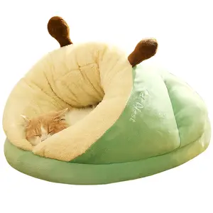 Grosir Sofa tempat tidur kucing anjing Crocs kustom Sofa melindungi sendi lembut hangat dapat dicuci mudah dibersihkan anak anjing sandal ortopedi tempat tidur anjing