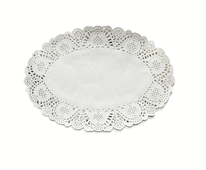 Vente en gros de nouveaux produits couleur blanche tapis de <span class=keywords><strong>table</strong></span> jetable en dentelle de qualité alimentaire napperons en dentelle de papier de style personnalisé - Product Image 1
