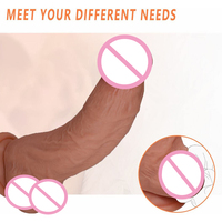 Silikon-Dildo-Vibrator für Frauen, starke Vibration, 10 Modi, wasserdicht, Fernbedienung für Klitoris- und G-Punkt-Stimulation