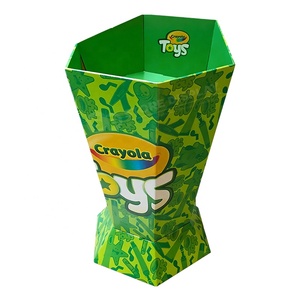 Présentoir en carton ondulé amovible pour produits en promotion, installation rapide, autoportant, FSDU - Product Image 4