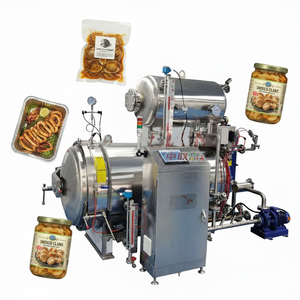 Máquina de Retorta de Agua Eficiente para Mejillones, Almejas y Calamares, Autoclave de Alta Presión para Plantas de Mariscos - Product Image 1