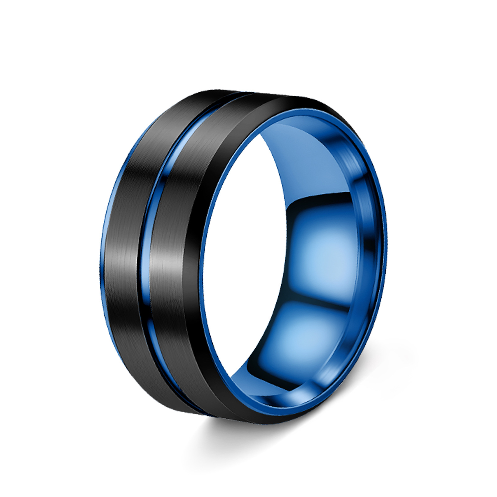 Negro con azul