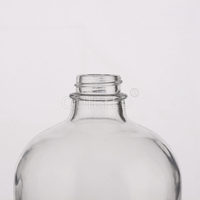 Bouteille en verre de boisson ronde Boston transparente de haute qualité 120ml 250ml 500ml 1000ml pour Kombucha