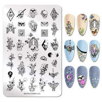 Professionnel Fleur Personnalisé En Acier Inoxydable Timbre Plaque Outil Image Kit Modèle Oem Polonais Nail Art Estampage Plaques